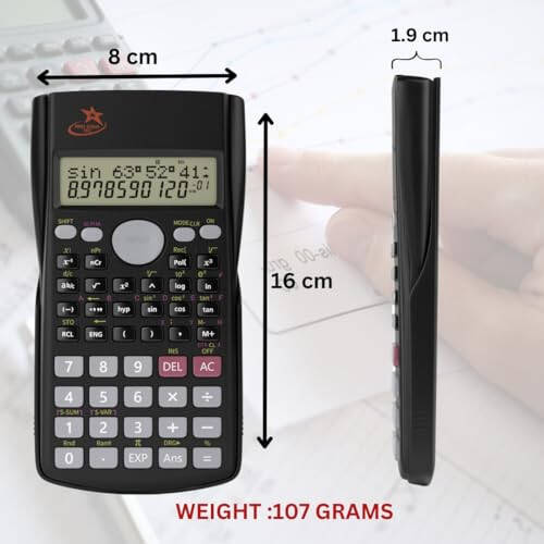 Red Star Tec Scientific Calculator SC-216 - O‘quvchilar uchun Junior va o‘rta maktab o‘quvchilari uchun kalkulyator Ilmiy bo‘lmagan grafik kalkulyatori SAT va umumiy biznes ishlatish uchun mos… - 7