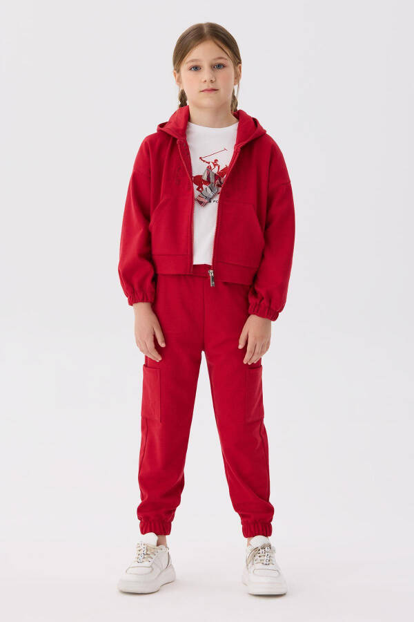 Red Sweatshirt for Girls - 1