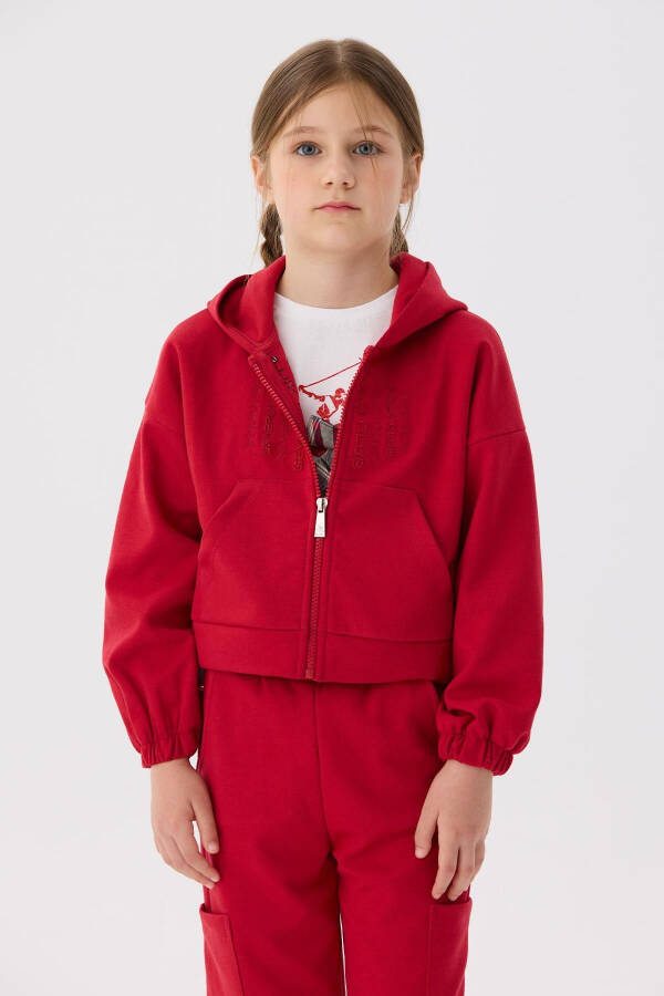 Red Sweatshirt for Girls - 2