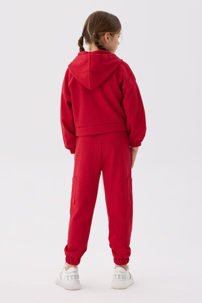 Red Sweatshirt for Girls - 4