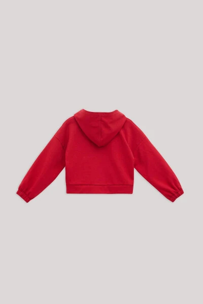 Red Sweatshirt for Girls - 6