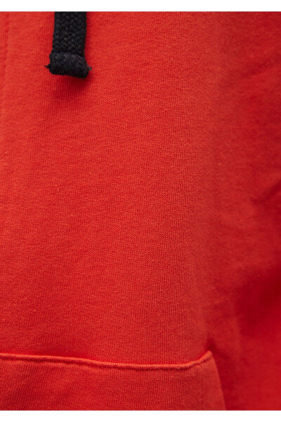 Red Sweatshirt with Zipper and Logo 065582-70446 - 24