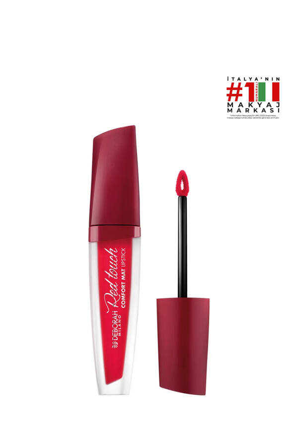 Red Touch Yumshoq Suyuq Mat Labial No: 07 O'rta Qizil - 4
