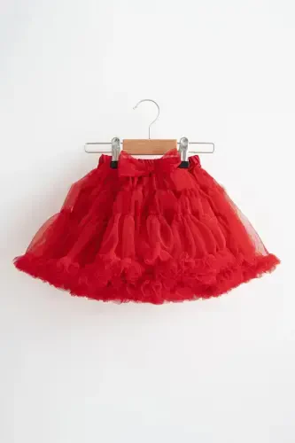 Red Tulle Skirt MDVK114 - GENEL MARKALAR (1)
