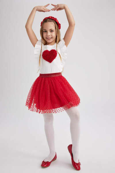 Red Tutu Skirt for Girls - 7