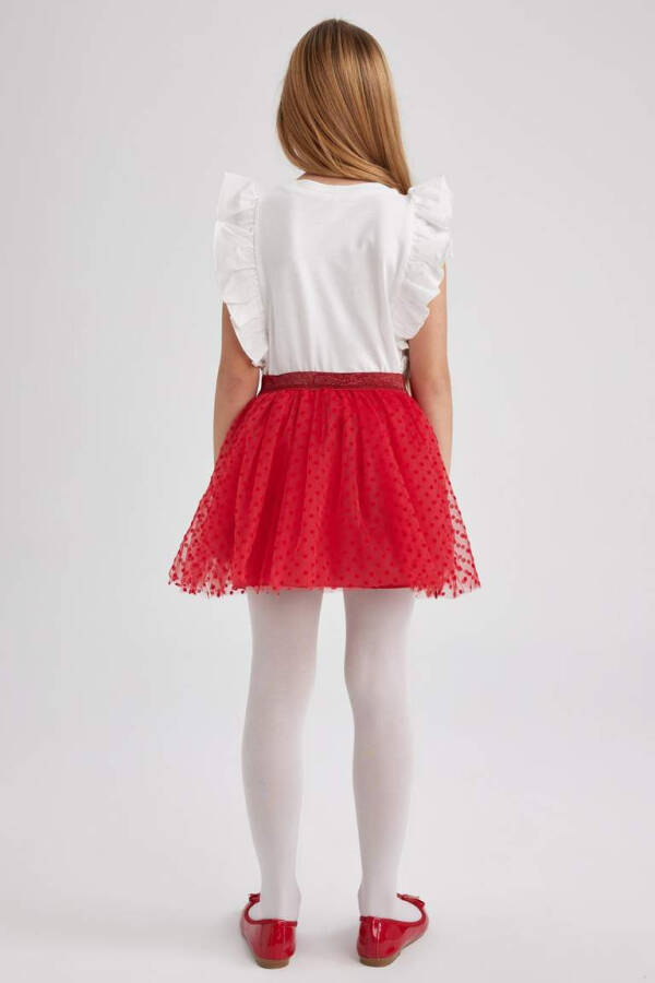 Red Tutu Skirt for Girls - 7