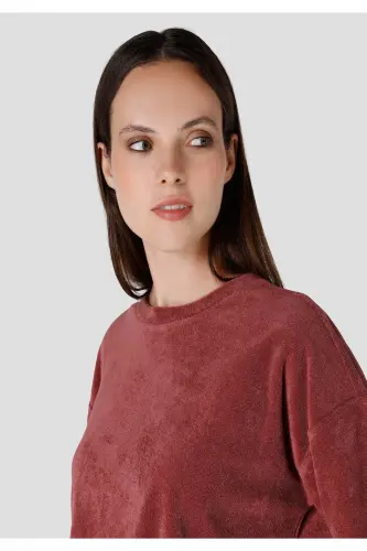 Red Women's Crop T-Shirt - 4