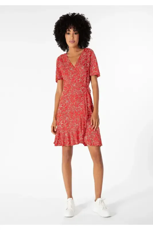 Red Women's Dress Cl1058870 - COLIN’S