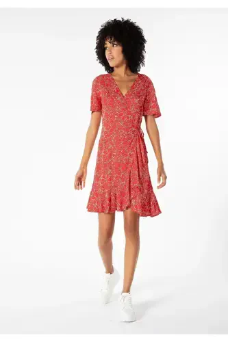 Red Women's Dress Cl1058870 - 3