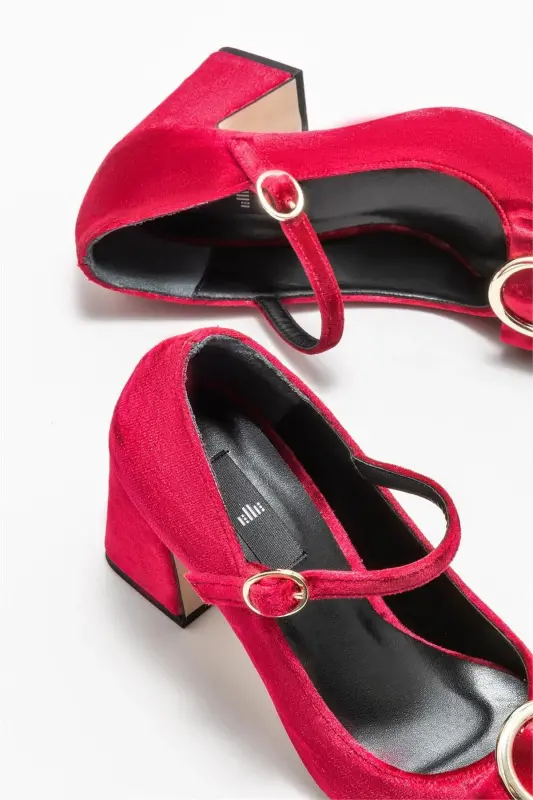 Red Women's High Heels - 4