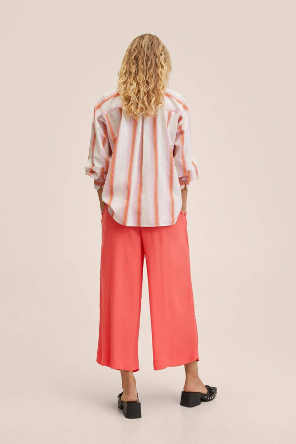 Red Women's Pants 27008633 - 12