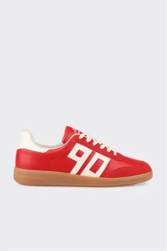 Red Women's Sneaker-Red 