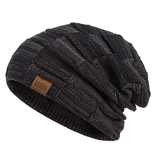 REDESS Beanie Hat for Men and Women Winter Warm Hats Knit Slouchy Thick Skull Cap - 6