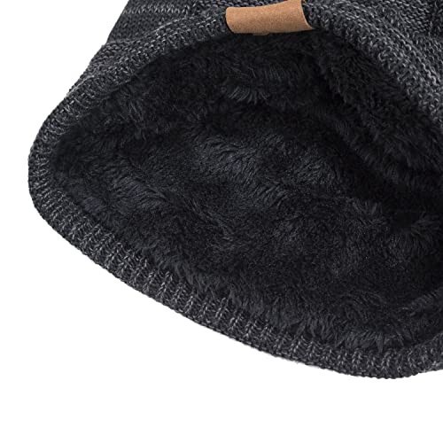 REDESS Beanie Hat for Men and Women Winter Warm Hats Knit Slouchy Thick Skull Cap - 8