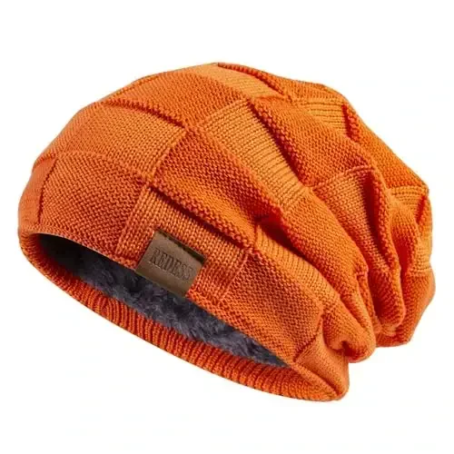 REDESS Beanie Hat for Men and Women Winter Warm Hats Knit Slouchy Thick Skull Cap 