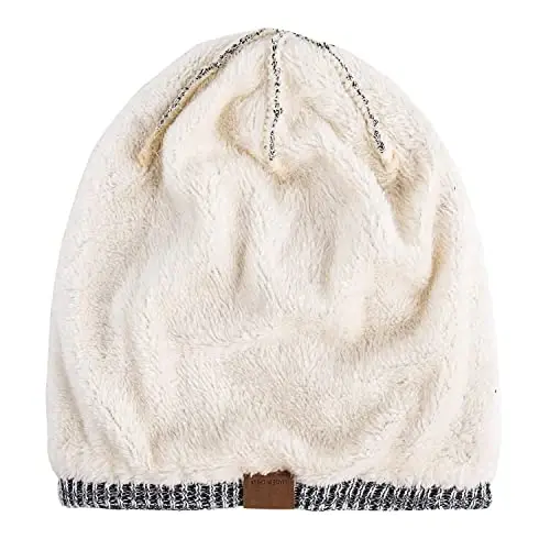 REDESS Beanie Hat for Men and Women Winter Warm Hats Knit Slouchy Thick Skull Cap - 4