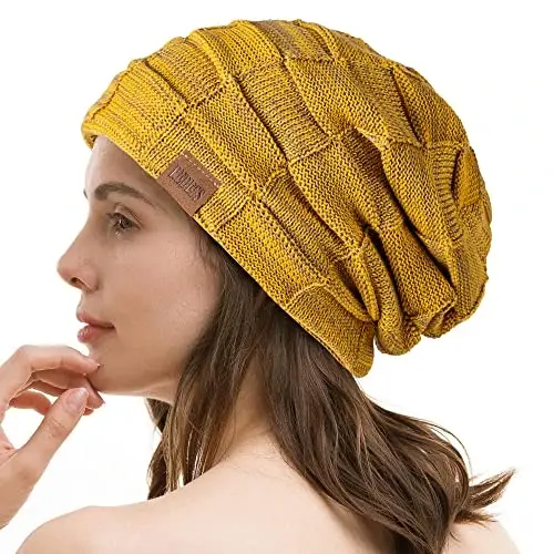 REDESS Beanie Hat for Men and Women Winter Warm Hats Knit Slouchy Thick Skull Cap - 5