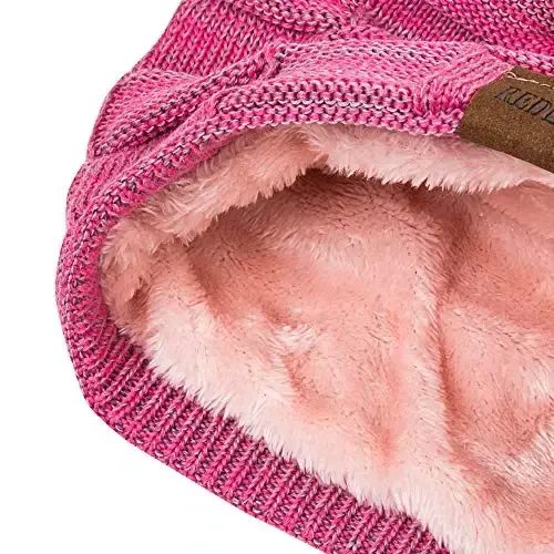 REDESS Beanie Hat for Men and Women Winter Warm Hats Knit Slouchy Thick Skull Cap - 3