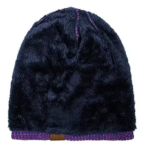 REDESS Beanie Hat for Men and Women Winter Warm Hats Knit Slouchy Thick Skull Cap - 4