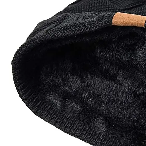 REDESS Beanie Hat for Men and Women Winter Warm Hats Knit Slouchy Thick Skull Cap - 4