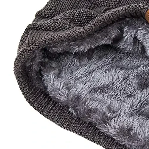 REDESS Beanie Hat for Men and Women Winter Warm Hats Knit Slouchy Thick Skull Cap - 3