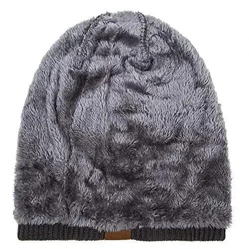 REDESS Beanie Hat for Men and Women Winter Warm Hats Knit Slouchy Thick Skull Cap - 4