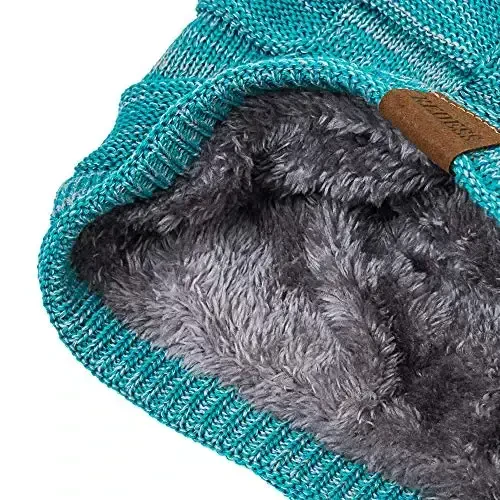 REDESS Beanie Hat for Men and Women Winter Warm Hats Knit Slouchy Thick Skull Cap - 3