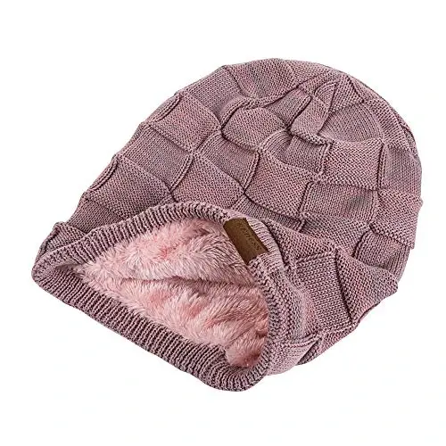 REDESS Beanie Hat for Men and Women Winter Warm Hats Knit Slouchy Thick Skull Cap - 3