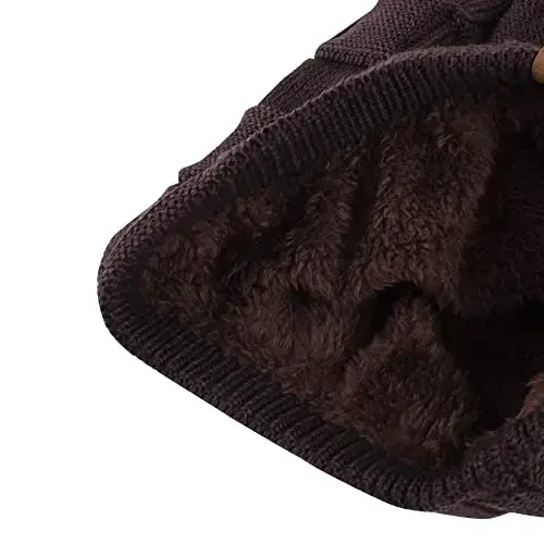 REDESS Beanie Hat for Men and Women Winter Warm Hats Knit Slouchy Thick Skull Cap - 3