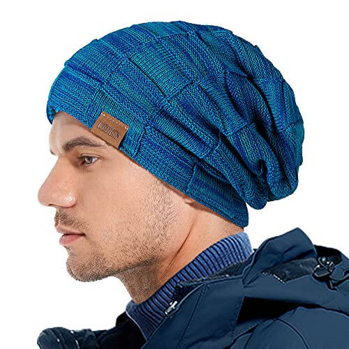 REDESS Erkaklar va Ayollar uchun Beanie Shlyapa, Qishki Issiq Shlyapalar, Trikotajli Qalin Skull Qopqog'i - 4