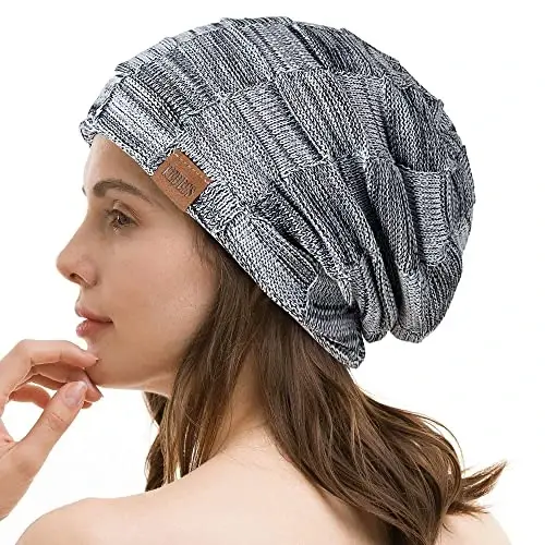 REDESS Erkaklar va Ayollar uchun Qishki Issiq Shlyapalar Trikotaj Beanie Qalin Bosh Suyagi Shapka - 6