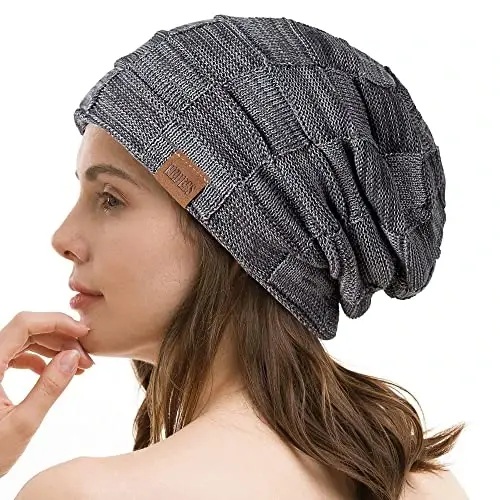 REDESS Beanie Hat for Men and Women Winter Warm Hats Knit Slouchy Thick Skull Cap - 6