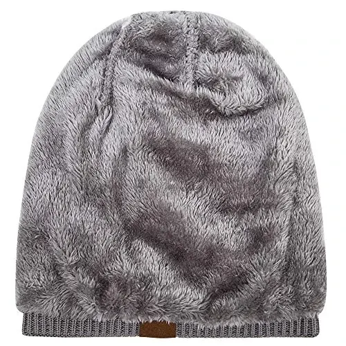 REDESS Beanie Hat for Men and Women Winter Warm Hats Knit Slouchy Thick Skull Cap - 4