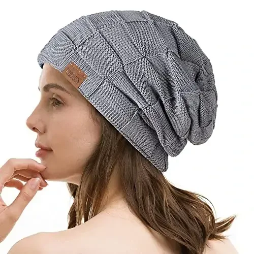 REDESS Beanie Hat for Men and Women Winter Warm Hats Knit Slouchy Thick Skull Cap - 3