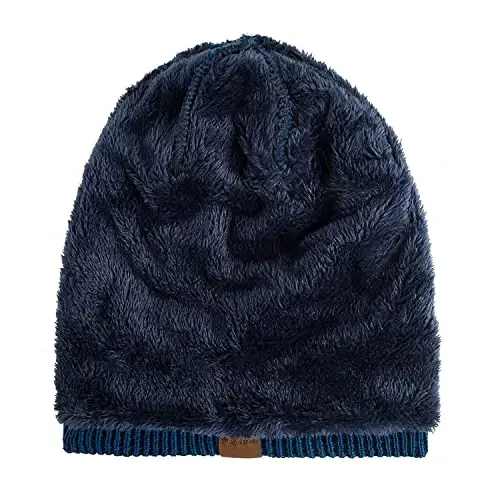 REDESS Beanie Hat for Men and Women Winter Warm Hats Knit Slouchy Thick Skull Cap - 4