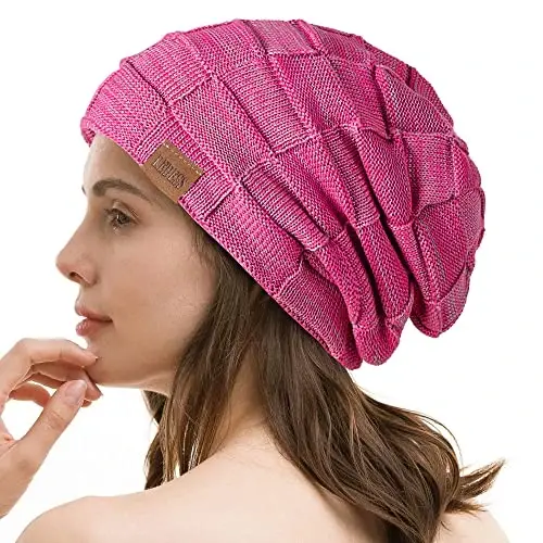 REDESS Beanie Hat for Men and Women Winter Warm Hats Knit Slouchy Thick Skull Cap - 6