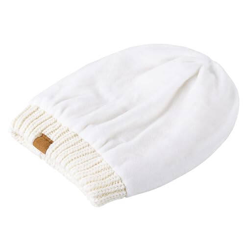 REDESS Slouchy Beanie Şapka Erkekler ve Kadınlar İçin Kışlık Sıcak Kabarık Yumuşak Büyük Boy Örgülü Bere - 1