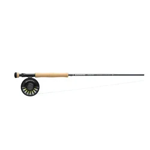 Redington Fly Fishing Field Kit, Fly Rod and Reel Combo Starter Kit, Line and Carrying Case Included - 3