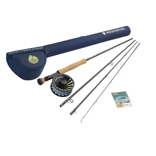 Redington Fly Fishing Field Kit, Fly Rod and Reel Combo Starter Kit, Line and Carrying Case Included - 1