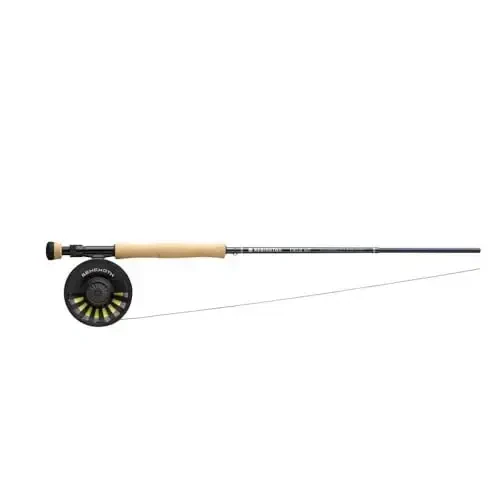 Redington Fly Fishing Field Kit, Fly Rod and Reel Combo Starter Kit, Line and Carrying Case Included - 3