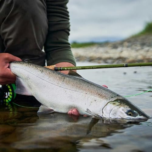 Redington Fly Fishing Olta ve Makara Seti Başlangıç Kiti, 4 Parça Orta Eylem Sazan Olta, Dayanıklı Döküm Alüminyum Makara, Taşıma Çantası, Olta İpi ve Lider - 3