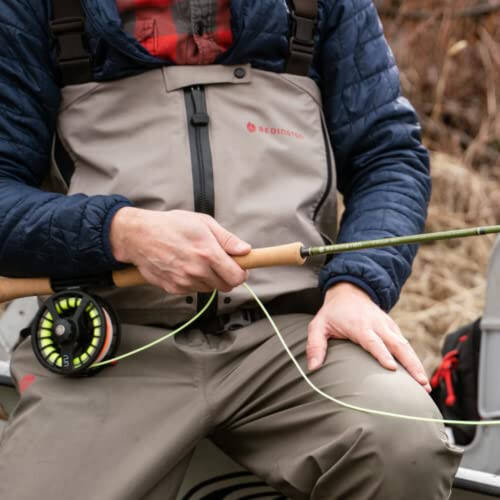 Redington Fly Fishing Olta ve Makara Seti Başlangıç Kiti, 4 Parça Orta Eylem Sazan Olta, Dayanıklı Döküm Alüminyum Makara, Taşıma Çantası, Olta İpi ve Lider - 7