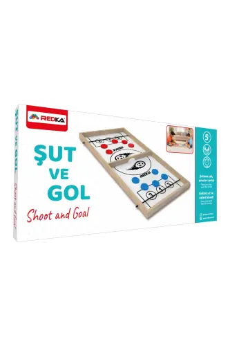 Redka Футбол с резинкой для запуска, удар и гол, быстрый рогатка, настольный футбол - 1
