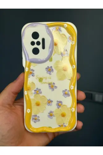 Redmi Note 10 Pro Kılıf Tasarımlı Desenli Kamera Korumalı Papatya Çiçek Renkli Silikon Kapak-Cici Papatya - 2