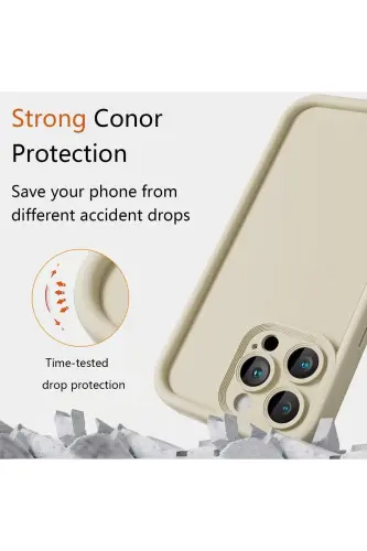Redmi Note 11 Pro/12 Pro 4G Kılıf Kamera Korumalı Yumuşak Dokulu Darbe Emici Silikon Kapak - Tombik Siyah - 4