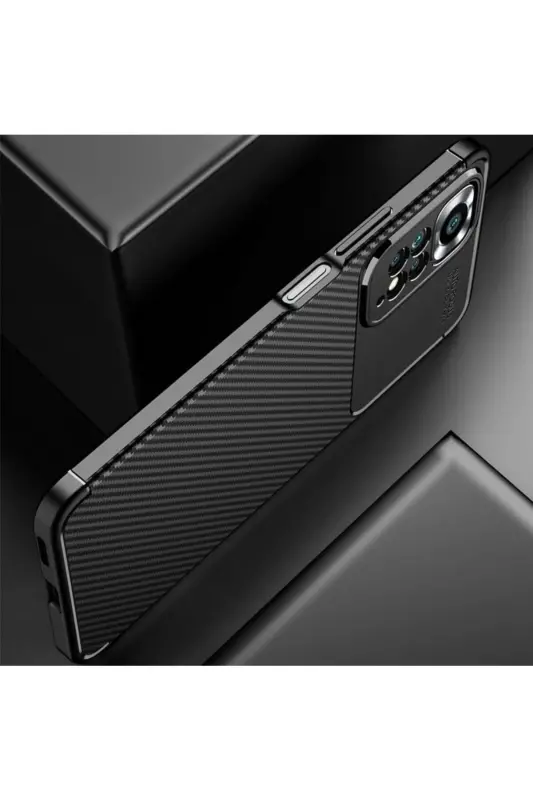 Redmi Note 11 Pro/12 Pro 4G Kılıf Karbon Desenli Kamera Korumalı Renk Atmaz Silikon Kılıf - Shard - 6