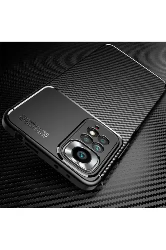 Redmi Note 11 Pro/12 Pro 4G Kılıf Karbon Desenli Kamera Korumalı Renk Atmaz Silikon Kılıf-Shard - 2
