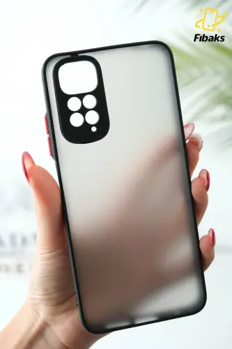 Redmi Note 11 Pro/12 Pro 4G Kılıf Mat Parmak Izi Yapmaz Kamera Korumalı Kapak - Spark - 4