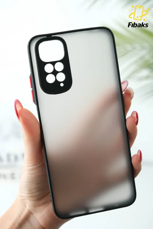 Redmi Note 11 Pro/12 Pro 4G Kılıf Mat Parmak Izi Yapmaz Kamera Korumalı Kapak - Spark - 4