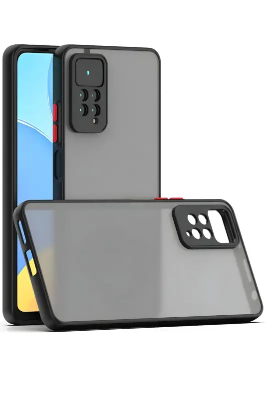 Redmi Note 11 Pro/12 Pro 4G Kılıf Mat Parmak Izi Yapmaz Kamera Korumalı Kapak-Spark - 2